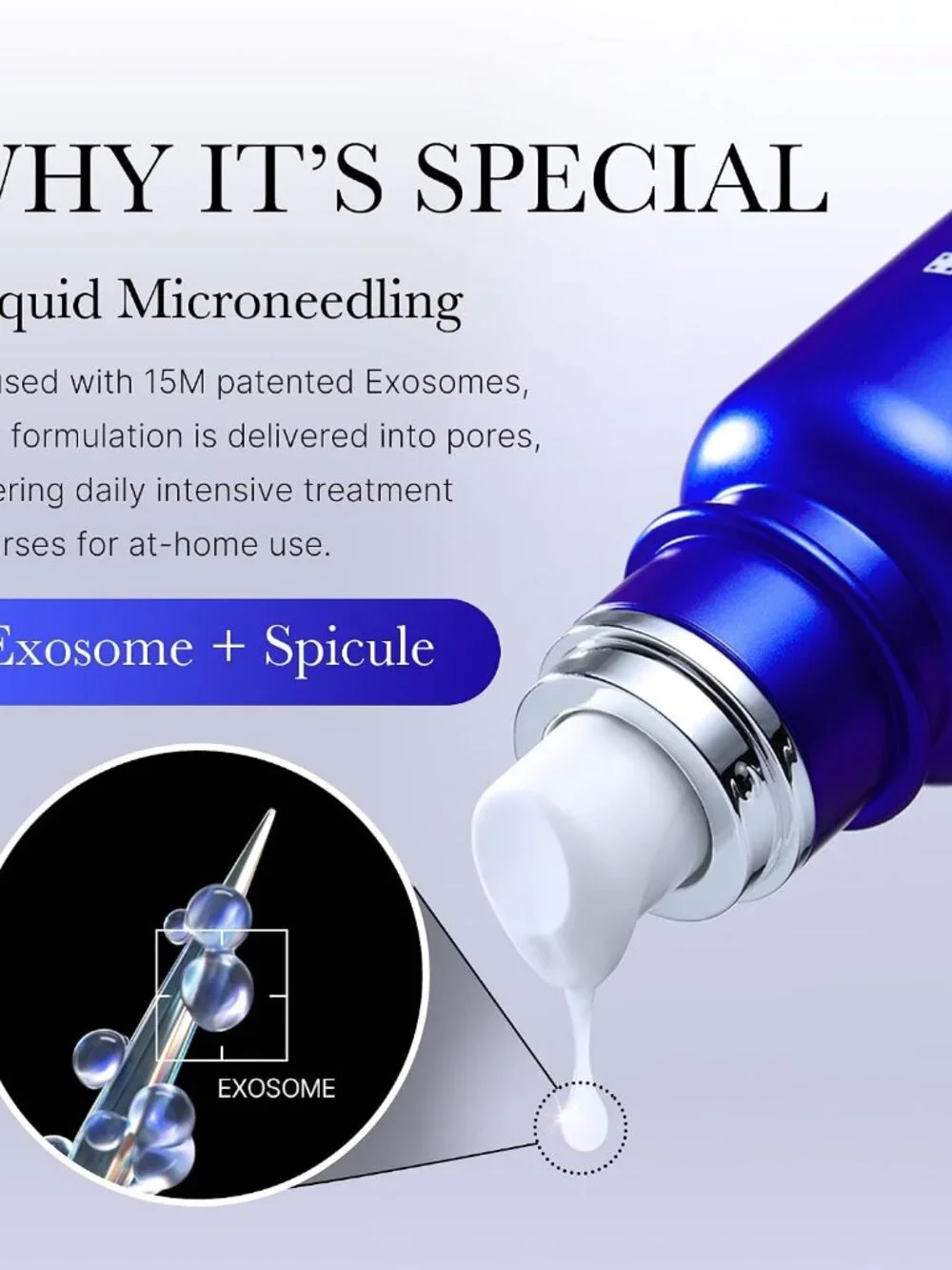 medicube Exosome Shot Zero 7,500 PPM Spicule Facial Serum